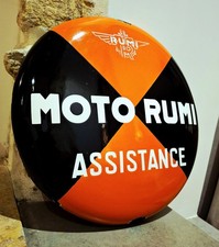 Motorcycle Rumi Enamel Sign -
