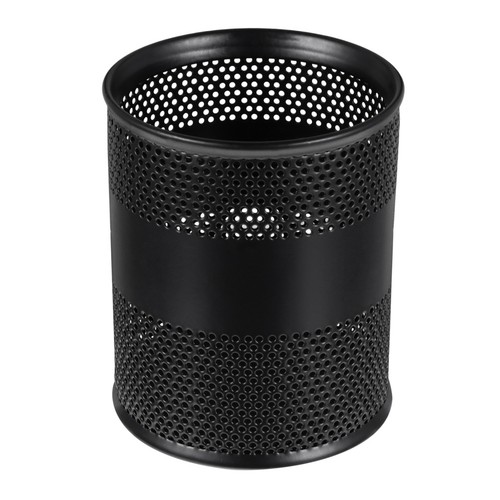 Contenitore rotondo filo nero - ,