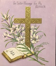 Vtg Easter Greeting Card