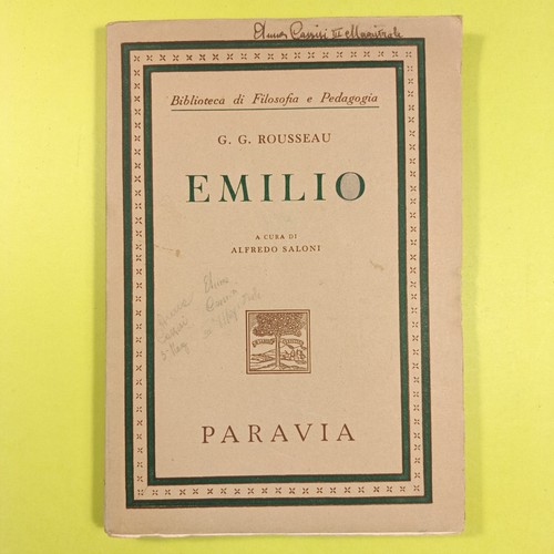 Emilio rousseau saloni paravia - rousseau,