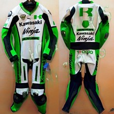 Tuta da corsa moto Kawasaki
