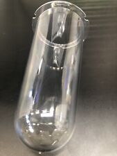 2 PZ Interno Vaso porta fiori Cimitero Policarbonato trasparente 20x8 flangia 11