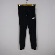 Pantalone Tuta Puma Taglia 40 Cotone Donna Woman Nero Logo Comodo Casual