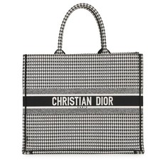 Dior Book Tote Houndstooth