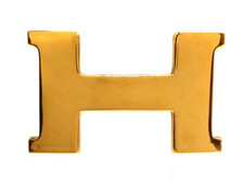 Fibbia HERMES H in metallo