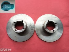 COPPIA DISCHI FRENO ANTERIORE INNOCENTI MINI 90-120-De TOMASO OEM 39726321
