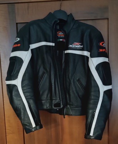Giacca pelle spidi - pelle,