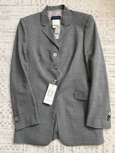 Giacca blazer lana grigio