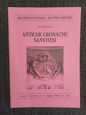 ABRUZZO-SAN VITO CHIETINO-CHIETI-COSTA DEI TRABOCCHI-STORIA LOCALE ABRUZZESE