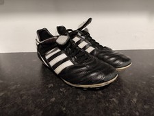 Scarpe da calcio Adidas Kaiser 5 nere 2014 FG/AG taglia 6 tre strisce 