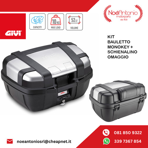 Bauletto valigia givi trk52n - bauletto,