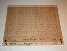 BMW 316i Parts Catalog