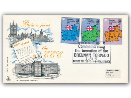 Francobollo siluro cee - francobollo, fdc