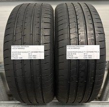 2 PNEUMATICI USATI GOODYEAR  EAGLE F1 ASYMMETRIC 5 ESTIVE 235 50 R18 97V DOT 22