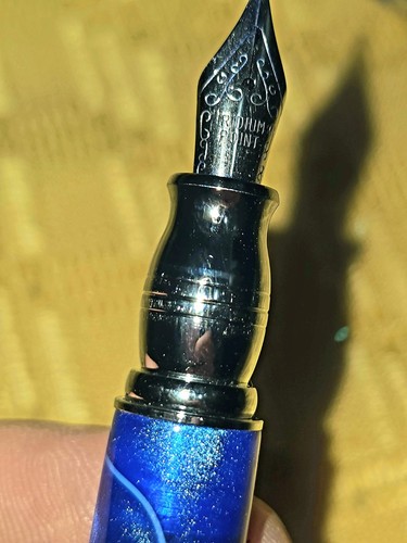 Penna stilografica blu - stilografica,