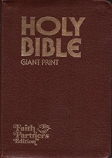 Holy Bible Giant Print Faith