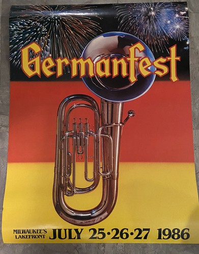 Poster vintage germanfest - poster,