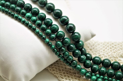 Perles malachite 10 mm - 4/6/8/10,