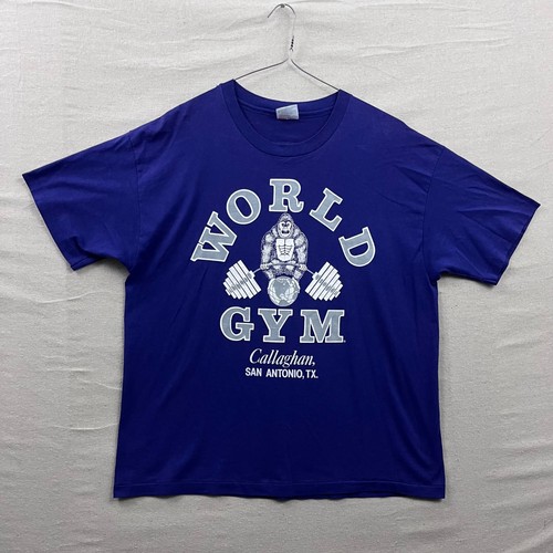 World gym shirt - gym, t-shirt