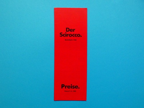 Brochure listino prezzi vw - brochure,