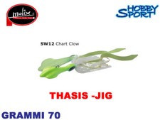 MOLIX KABURA THASIS JIG COLORE 12 CHART GLOW 70 GR MARE BARCA RIVA