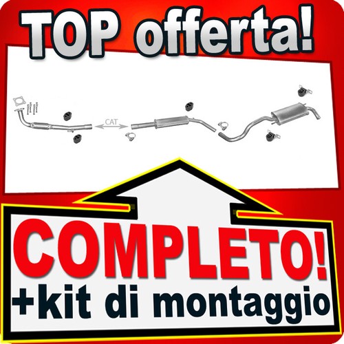 Scarico completo per polo - per, vw