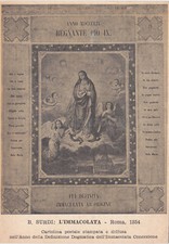 ROMA - L'Immacolata 1854, B
