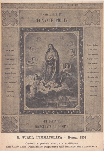 Roma immacolata 1854 - l'immacolata, b