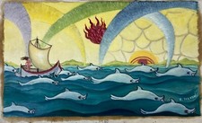 Pittura Naïve Atto Femminile