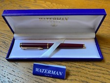 Waterman Paris Preface Penna Stilografica Pennino Oro 18K con Scatola. 
