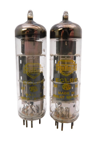 Coppia tubi valvole mullard - coppia,
