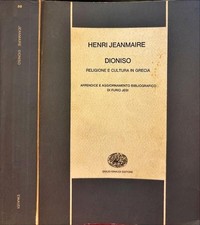 Dioniso. Religione e cultura