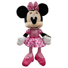 Peluche Disney Minnie Happy Rosa 40cm Originale Ragazza Bambina