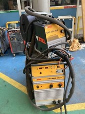 Saldatrice Stel SKY-MIG 553S professionale, gialla in buone condizioni.