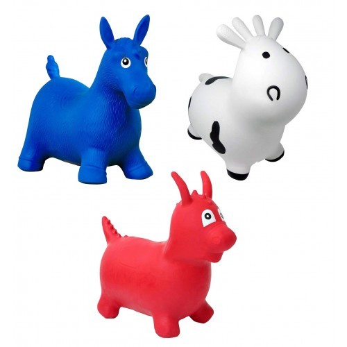 Cavalcabile gonfiabile mucca - gonfiabile,