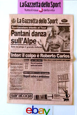La Gazzetta Dello Sport-13 Luglio 1995-PANTANI DANZA SULL'ALPE-Ottimo stato