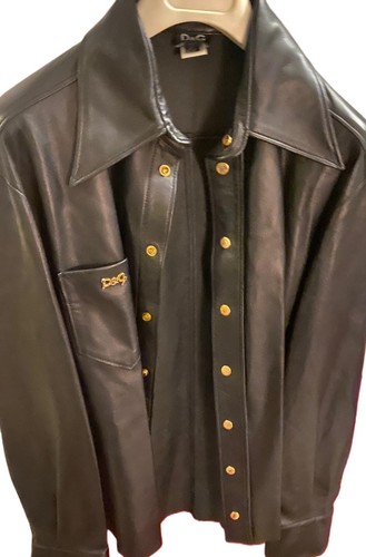 Dolce gabbana giacca pelle - dolce,