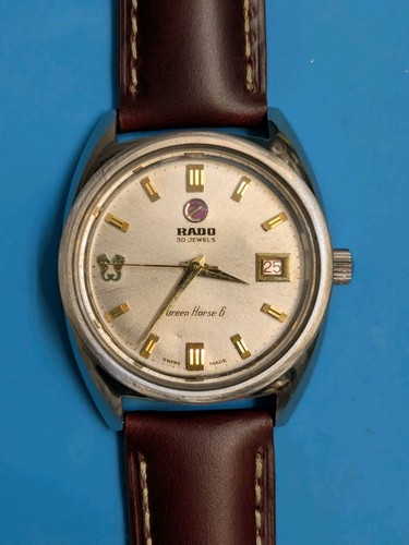 Vintage rado green horse with - rado,