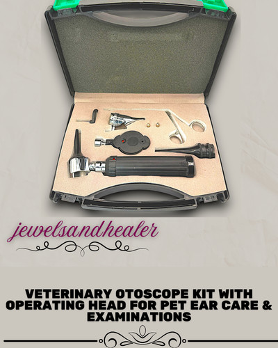 Kit otoscopio veterinario con - otoscopio,