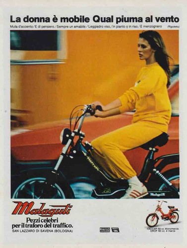 Advertising pubblicità moto - pubblicità,
