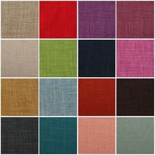 TENDA DI DESIGN MORBIDA TINTA UNITA FR EFFETTO LINO CUSCINO DIVANO TESSUTO TAPPEZZERIA