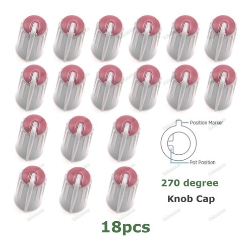 18pz tappo manopola comando - 18pz,
