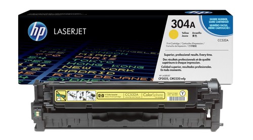 Toner giallo originale - , hp