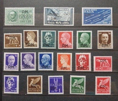 1943 regno francobolli - francobolli, (