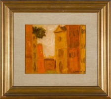 Carlo Quaglia Quadro Roma Anni