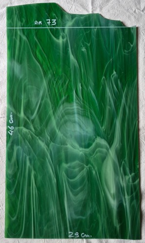 Lastra vetro artistico - lastra, di