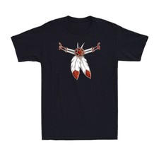 T-shirt uomo vintage piume