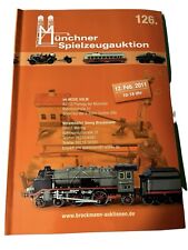 Munchner Spielzeugauktion Auction Catalgue 2/2011 in German MARKLIN Trains #126
