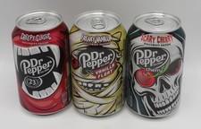 set completo di 3 lattine Dr Pepper, 330ml Germania, EDIZIONE HALLOWEEN 2025