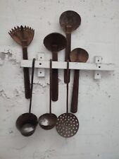 Antichi mestoli in Rame e Legno